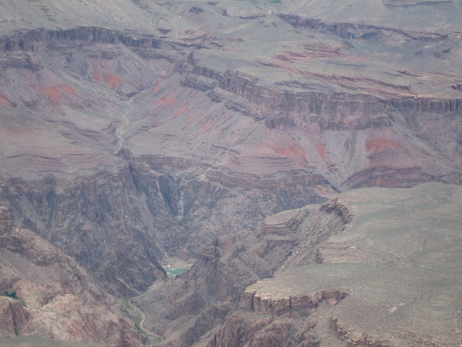 Wouldn't this be a great (read crazy) jigsaw puzzle.  Can you spot the Colorado River ... slate...